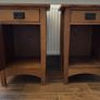 Solid oak bedside tables Image 3