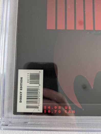The Punisher  Batman Deadly Knights CBCS / CGC 9.8 Certified Graded Comic Framed  DC Marvel