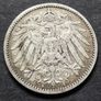 1896 Germany  1 Mark type 2 - small shield / large eagle Silver Image 3