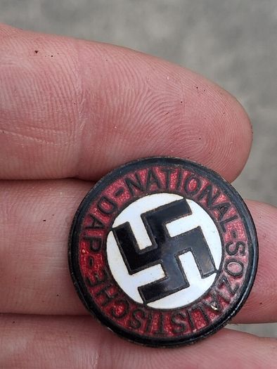 Trio of 1930's Party Pin Badges