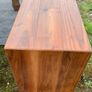 Pair of Custom-Made Solid Walnut Dining Benches Image 4