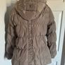 Comma down feathers hooded ladies winter jacket size UK18 EU46 Postage included Image 4