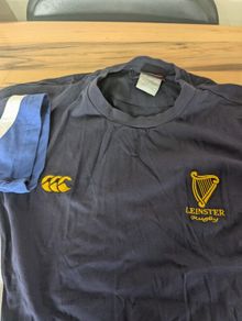 Vintage Leinster Rugby Canterbury Team-Issue Training Top  L