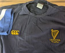 Vintage Leinster Rugby Canterbury Team-Issue Training Top  L