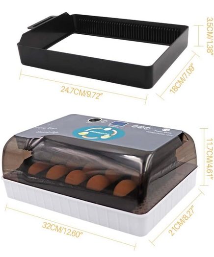 Egg Incubator Automatic Digital Fully Automatic Hatcher Chicken Poultry Hatcher Egg Hatcher Incubator with Automatic Temperature Control (FREE POSTAGE)
