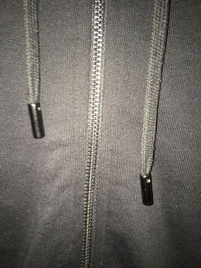 Versace Jeans Full Zip Hoodie Black