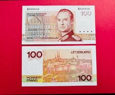Luxembourg  100 Francs  1986  Pick  58b   ( Uncirculated )