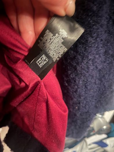 Ted Baker navy teddy coat /M