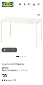 White Table