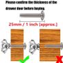 25Pcs Crystal Door Knob, 30MM Diamond Drawer Knobs Crystal Door Handles Diamond Pulls for Home Kitchen Office Chest Cabinet Drawer (FREE POSTAGE) Image 7