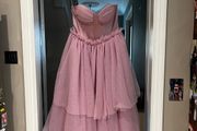 Dusty pink Debs dress