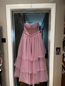 Dusty pink Debs dress