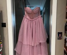Dusty pink Debs dress