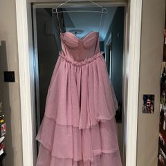 Dusty pink Debs dress