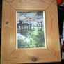 4 Chunky Natural Wood Picture Frames Measurements in the photos Postage Available or Collection, all same size Image 9