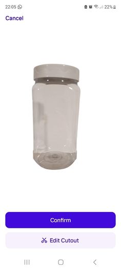 clear plastic jars 1litre x 10