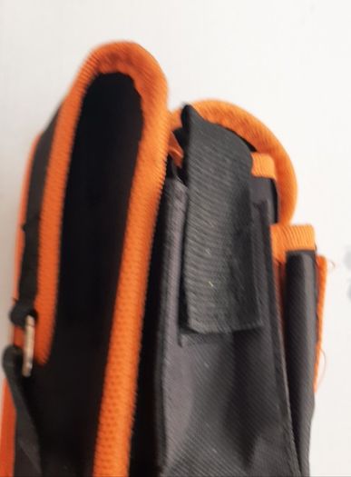 New tool pouch tag attached