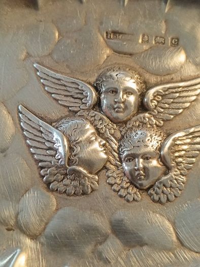 Reynolds Angels 1902 Sterling Silver Dish