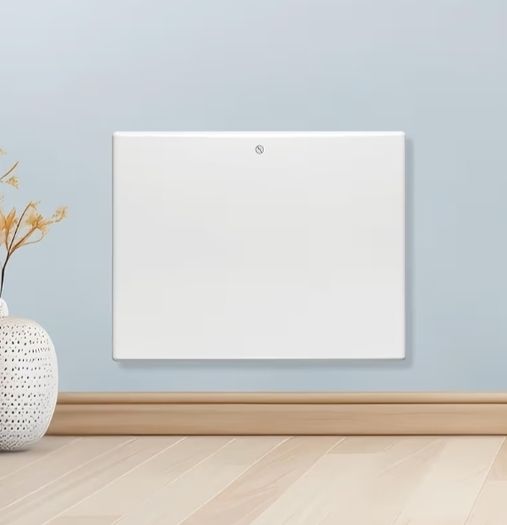 600W White Electric Radiator Heaters for Home, Bathroom Safe Electric Heater Setback Timer Lot 20 & Advanced Thermostat Control Wall Mounted or Floor Standing Low Energy Panel Heater