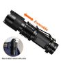Portable Q5 +COB Mini Work Black 4000LM LED Flashlight Zoom Torch Waterproof Penlight Lighting lantern Camping Lamp Image 3