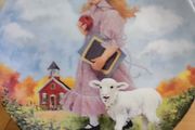 Limited edition 1985 "Mary Had a Little Lamb" by John McClelland decorative porcelain plate