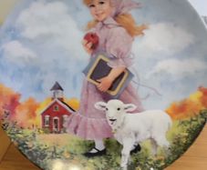 Limited edition 1985 "Mary Had a Little Lamb" by John McClelland decorative porcelain plate