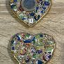 Beautiful Handcrafted China Mosaic Heart Magnet Image 3