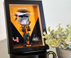 Formula 1 - Lando Norris Frame  - 1:64 McLaren Car, Gift, Collectibles
