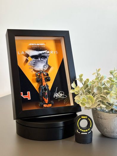 Formula 1 - Lando Norris Frame  - 1:64 McLaren Car, Gift, Collectibles