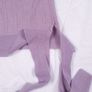 Beth Bowley Mauve Purple Knit Henley Top with Side Tie Size XS/S Image 4