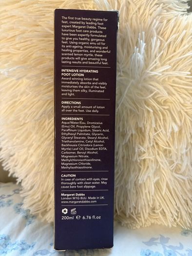 Margaret Dabbs London foot lotion + oil
