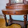 Vintage mahogany dressing table Image 7