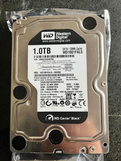 Western Digital WD1001FALS 1TB SATA Hard Drive