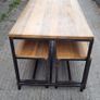 Bespoke Industrial Table and Benches Image 4