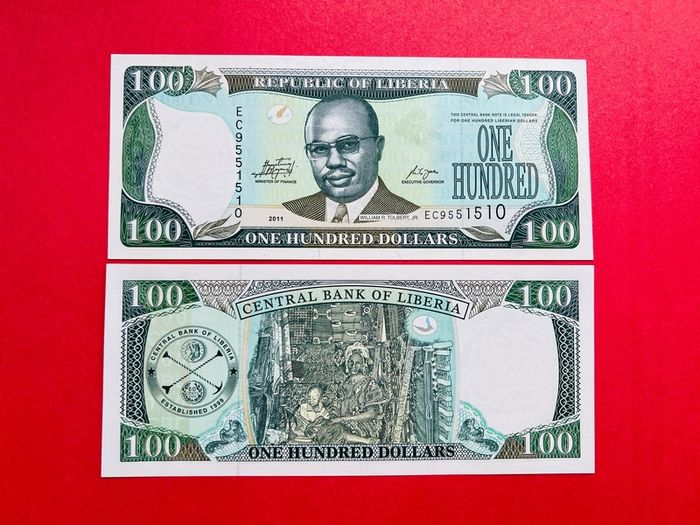 Liberia   100 Dollars   2011    Pick  30g ( Uncirculated )