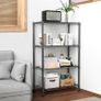 1000 lbs Storage Shelving Steel Heavy Duty 4-Tier Utility Shelving Unit Steel Organizer Wire Rack for Home,Kitchen,Office,Black 35 x 60 x 135.8 cm Image 2