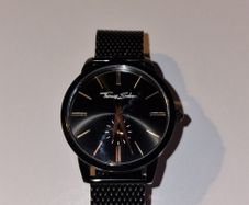 Thomas Sabo Rebel Spirit Men's Watch - Black Dial Rose Gold Accents