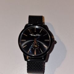 Thomas Sabo Rebel Spirit Men's Watch - Black Dial Rose Gold Accents