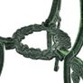 3 Piece Bistro Set Cast Aluminium Green Image 2