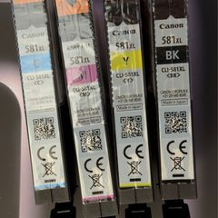 Canon 581xl ink set C M Y BK