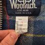 Woolrich Hooded Parka Jacket Blue Plaid Lined Made in USA Size L Image 6