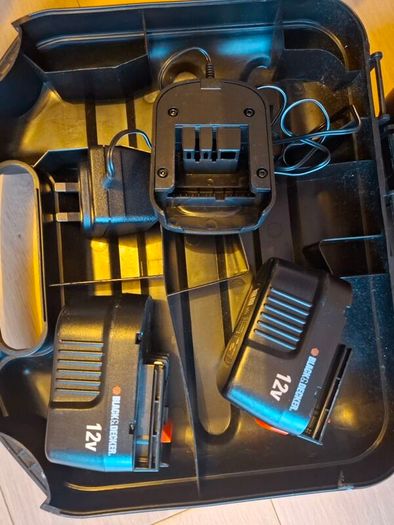Black & Decker CP12 cordless drill + accessories