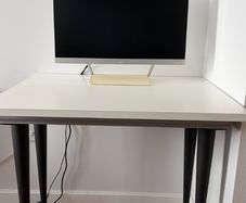 Office desk + monitor