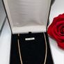 Preloved vintage 9ct yellow gold necklace Image 4