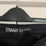 Next Black Straight Leg Jeans with Tassles Image 7