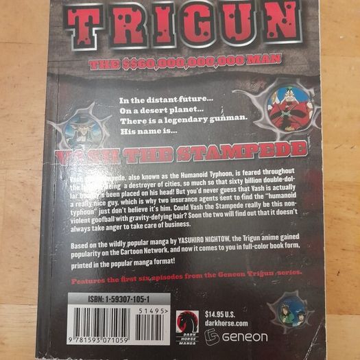 Trigun Yasuhiro Nightows comics manga