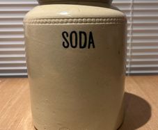 Large Vintage Stoneware Pottery Jar