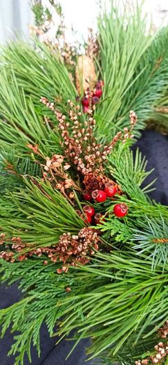 Seasonal wreaths, arrangements made to order