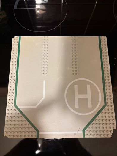 Vintage Lego road plates damaged