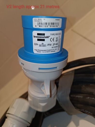 Premium 32A Industrial Long Extension Lead (21m) - Brand New Brennenstuhl Plugs and 6mm HO7RN-F Cable
